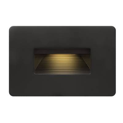 Hinkley Lighting Luna Step Light 12v Horizontal 2700K - Satin Black by Hinkley Lighting
