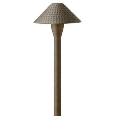 Hardy Island Small Hammered LED Path Light by Hinkley Lighting