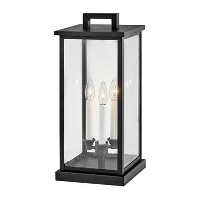 Hinkley Lighting Large Pier Mount Lantern - Black by Hinkley Lighting