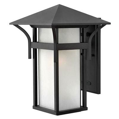 Hinkley Lighting Large Outdoor Wall Mount Lantern - Satin Black by Hinkley Lighting