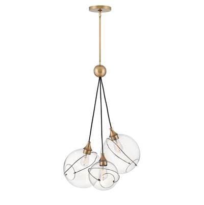Hinkley Lighting Three Light Pendant - Heritage Brass by Hinkley Lighting
