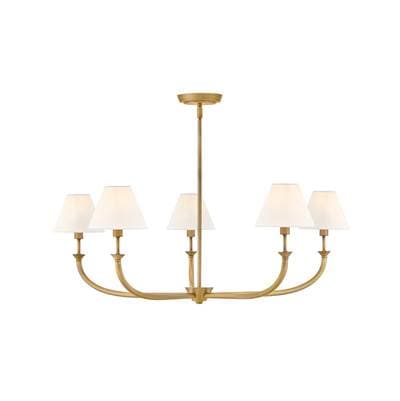 Hinkley Lighting Large Formal Chandelier - Heritage Brass