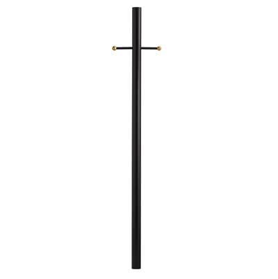 Hinkley Lighting 7' Direct Burial Post with Accessories - Textured Black by Hinkley Lighting