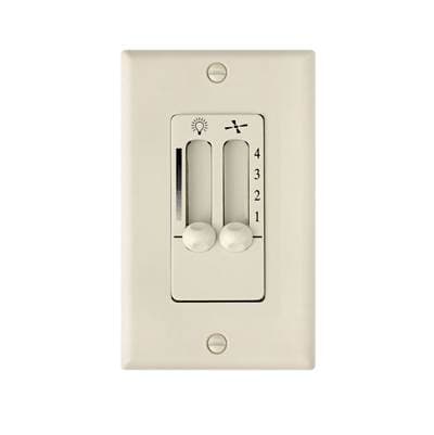 Hinkley Lighting Wall Contol 4 Speed Dual Slide - Almond by Hinkley Lighting