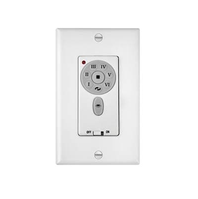 Hinkley Lighting Wall Control 6 Speed DC - White