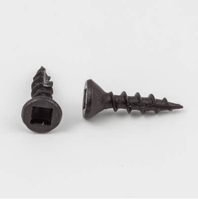 Hardware Resources No.6 X 5/8'' Black Square Drive Type 17 Coarse Thread Flat Head Screw Sold By... by Hardware Resources
