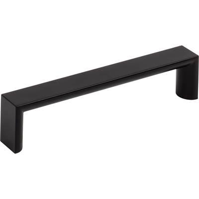 128 mm Center-to-Center Matte Black Walker 1 Cabinet Pull by Hardware Resources