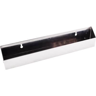 14-13/16 Inch Slim Depth Stainless Steel Tip-Out Tray for Sink Front