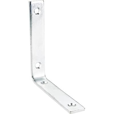 Hardware Resources 4'' X 4'' Zinc Plated Steel Corner Brace