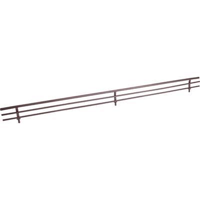 29'' Wide Dark Bronze Wire Shoe Fence for Shelving
