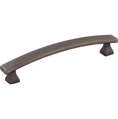 128 mm Center-to-Center Brushed Pewter Square Hadly Cabinet Pull by Hardware Resources
