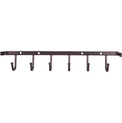 Brushed Oil Rubbed Bronze Screw-Mount Belt Rack by Hardware Resources