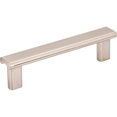 96 mm Center-to-Center Satin Nickel Square Park Cabinet Pull by Hardware Resources