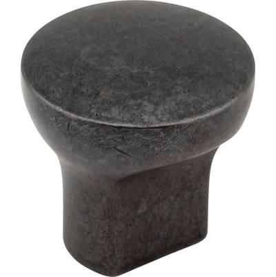 1'' Diameter Gun Metal Round Brenton Cabinet Knob
