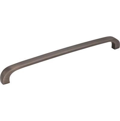 192 mm Center-to-Center Brushed Pewter Square Slade Cabinet Pull by Hardware Resources