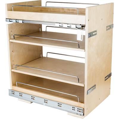 14'' ''No Wiggle'' Base Cabinet Soft-close Pullout, Pre-Assembled by Hardware Resources
