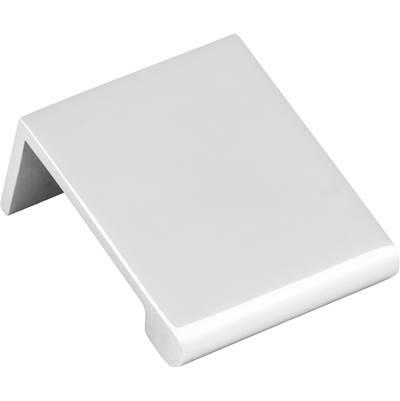 1-1/4'' Overall Length Polished Chrome Edgefield Cabinet Tab Pull by Hardware Resources