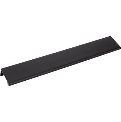 10'' Overall Length Matte Black Edgefield Cabinet Tab Pull by Hardware Resources