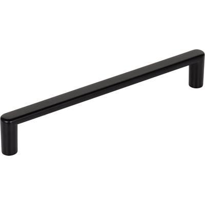 160 mm Center-to-Center Matte Black Gibson Cabinet Pull by Hardware Resources