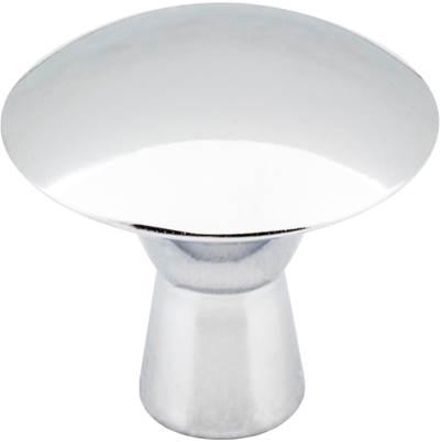 1-1/16'' Diameter Polished Chrome Zachary Cabinet Mushroom Knob