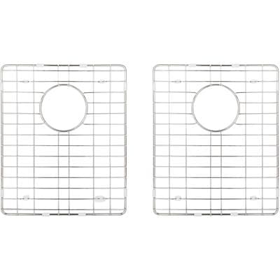 Hardware Resources Stainless Steel Bottom Grids for Handmade 50/50 Double Bowl Sink (hms250) -...