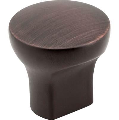 1'' Diameter Brushed Oil Rubbed Bronze Round Brenton Cabinet Knob