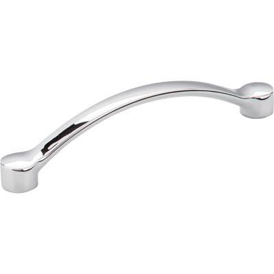 128 mm Center-to-Center Polished Chrome Arched Belfast Cabinet Pull by Hardware Resources