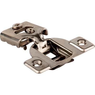 Hardware Resources 1/2'' Overlay Compact Hinge, 2-pack - Polished Nickel