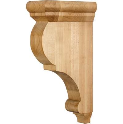Hardware Resources 3'' W X 6-1/2'' D X 12'' H Alder Smooth Corbel