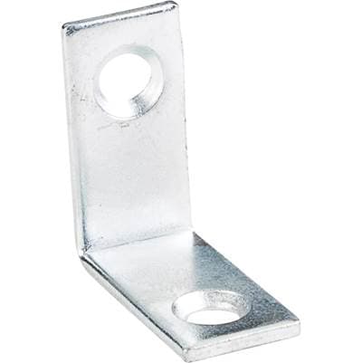 Hardware Resources 1'' X 1'' Zinc Plated Steel Corner Brace