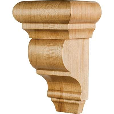 Hardware Resources 3'' W X 2-1/2'' D X 5'' H Alder Smooth Corbel
