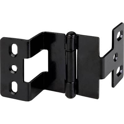 Hardware Resources Black Powder Coat Heavy Duty 3-Knuckle 270 Degree 3/4'' X 3/4'' Hinge 19 Mm X...