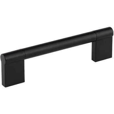 128 mm Center-to-Center Matte Black Knox Cabinet Bar Pull by Hardware Resources