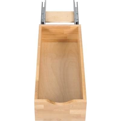 Hardware Resources 12'' Wood Rollout Drawer - Uv Coated by Hardware Resources