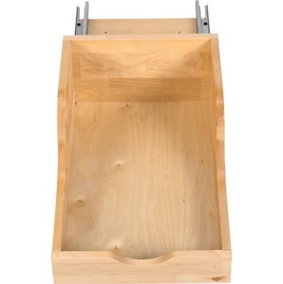 15'' Wood High Back Rollout for Vanity Depth by Hardware Resources