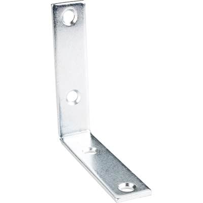 Hardware Resources 3'' X 3'' Zinc Plated Steel Corner Brace
