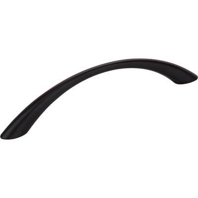 128 mm Center-to-Center Black Arched Verona Cabinet Pull by Hardware Resources