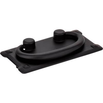 3'' Center-to-Center Matte Black Rectangle Verona Cabinet Drop Pull by Hardware Resources