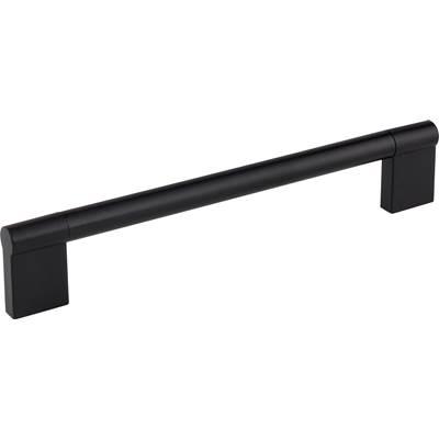 192 mm Center-to-Center Matte Black Knox Cabinet Bar Pull by Hardware Resources