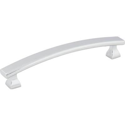 128 mm Center-to-Center Polished Chrome Square Hadly Cabinet Pull by Hardware Resources
