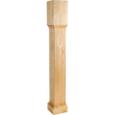 Hardware Resources 5'' W X 5'' D X 35-1/2'' H Alder Square Recessed Post