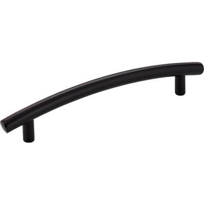 128 mm Center-to-Center Matte Black Arched Belfast Cabinet Pull by Hardware Resources