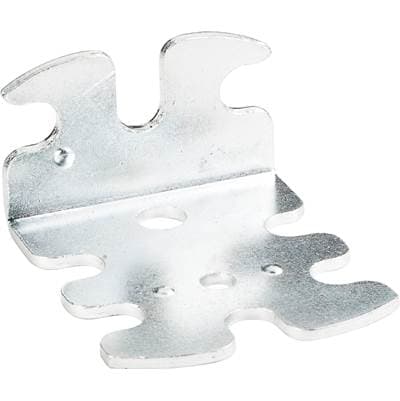 Hardware Resources 42 Mm X 47 Mm X 23 Mm Zinc Plated Euro Bracket with 32 Mm Hole Spacing