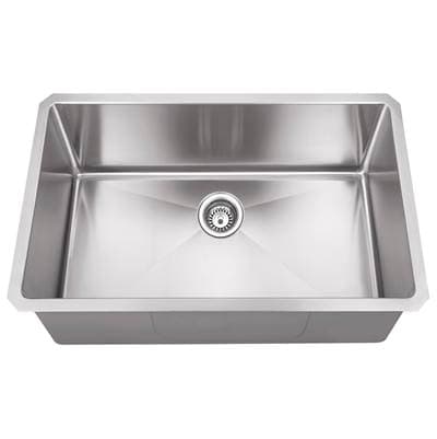 Hardware Resources 32'' L X 19'' W X 10'' D Undermount 16 Gauge Stainless Steel Single Bowl Sink... by Hardware Resources