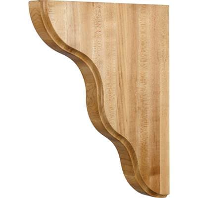 Hardware Resources 1-3/4'' W X 10-1/2'' D X 13-1/8'' H Alder Smooth Contour Corbel