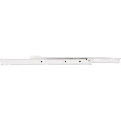 Hardware Resources 22'' (550 Mm) Economy Cream White Self-closing 3/4 Extension Side Mount Epoxy... by Hardware Resources