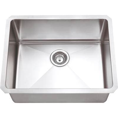 Hardware Resources 23'' L X 18'' W X 10'' D Undermount 16 Gauge Handmade Stainless Steel Single... by Hardware Resources
