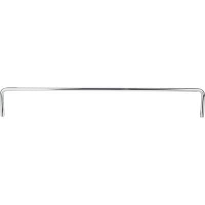 Hardware Resources 12-1/4'' Metal Shelf Rail - Polished Chrome by Hardware Resources
