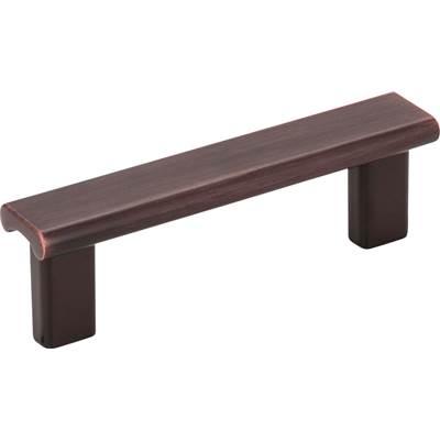 3'' Center-to-Center Brushed Oil Rubbed Bronze Square Park Cabinet Pull by Hardware Resources