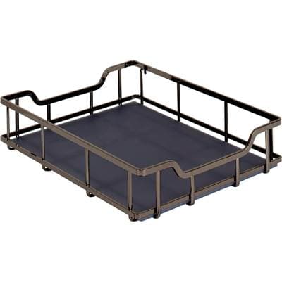 Hardware Resources Extra Black Nickel Baskets for 18'' Storage WITH Style Blind Corner Organizer...